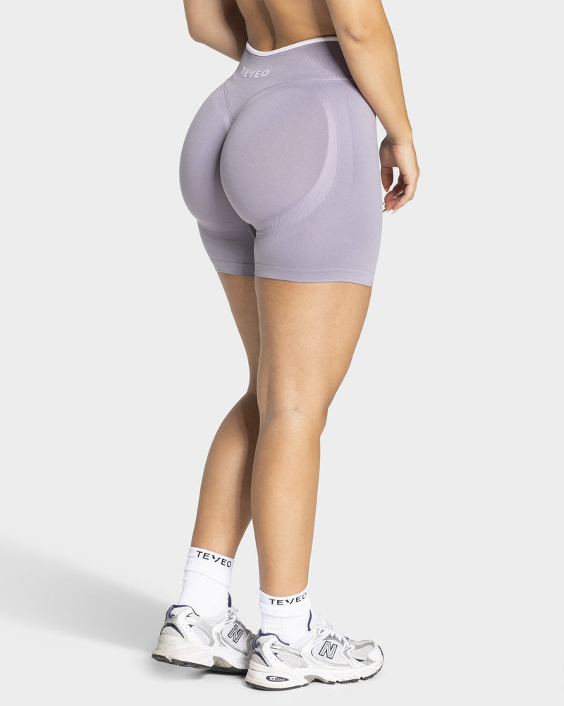 Short Contrastline Sculpt Scrunch « Lavande »