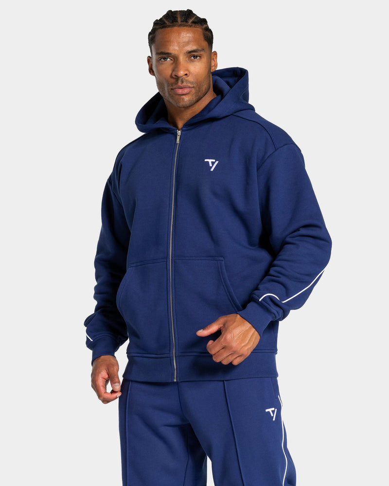 Veste de sport zippée Contrastline « indigo »