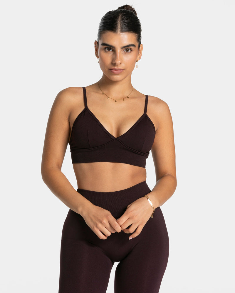 Brassière triangle Essence « Merlot »