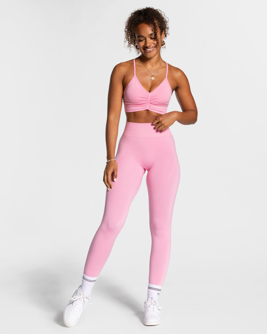 Legging Focus Scrunch « rose »