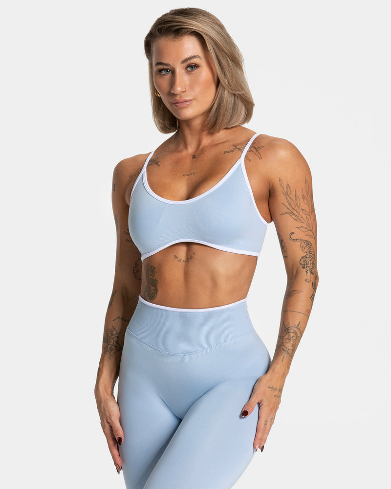 Brassière Contrastline « bleu layette »