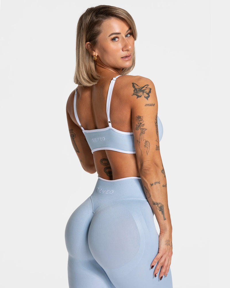 Brassière Contrastline « bleu layette »