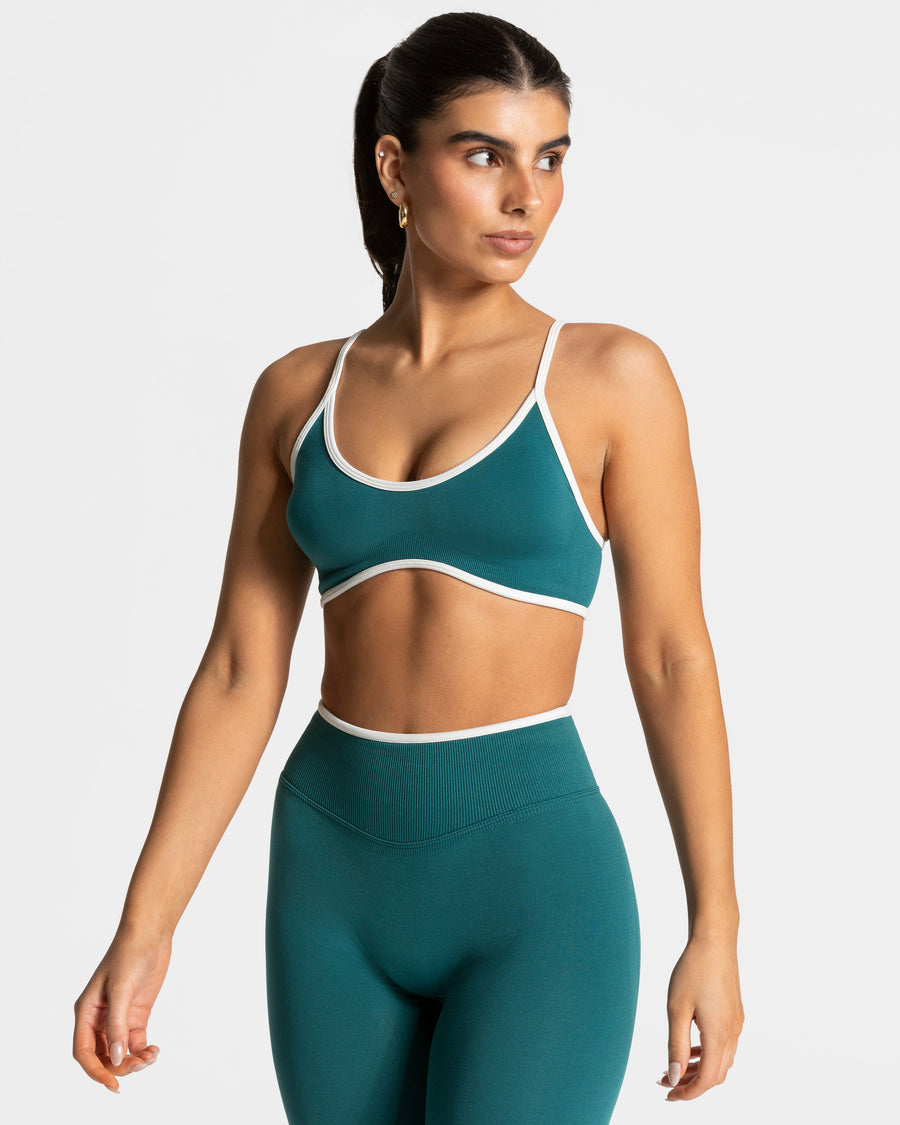 Brassière Contrastline « Petrol »