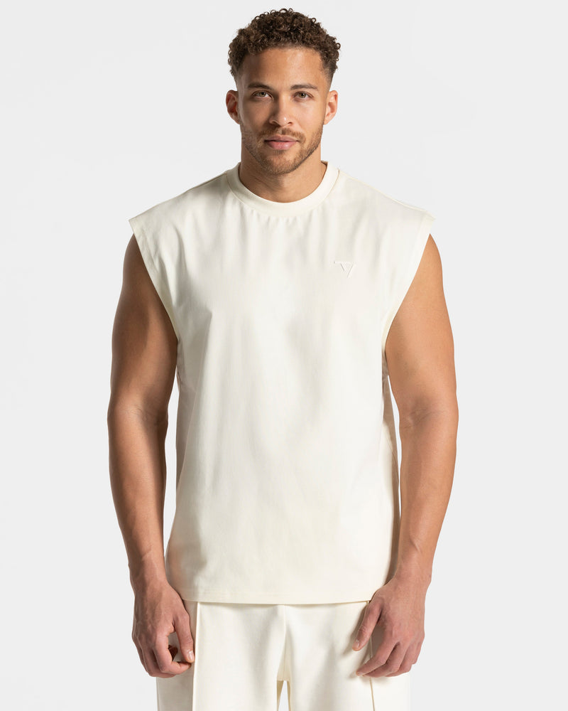Débardeur Contrastline oversize « Off White »