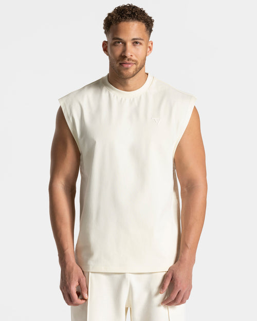Débardeur Contrastline oversize « Off White »