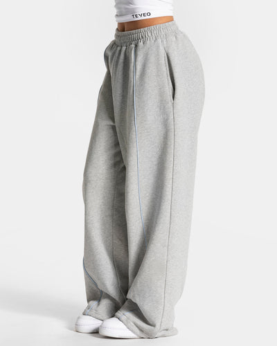 Pantalon de jogging Contrastline Wide Leg « gris clair »