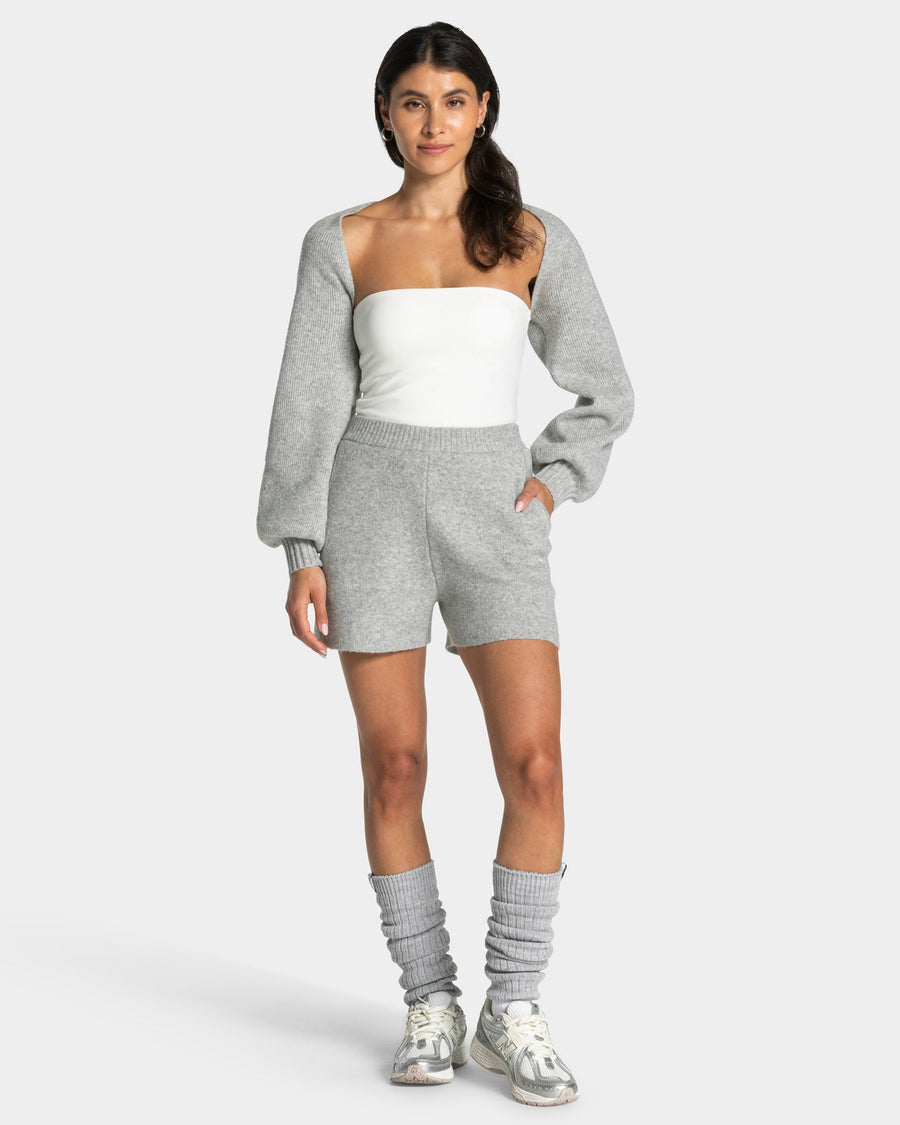 Short Knit « Gris chiné »