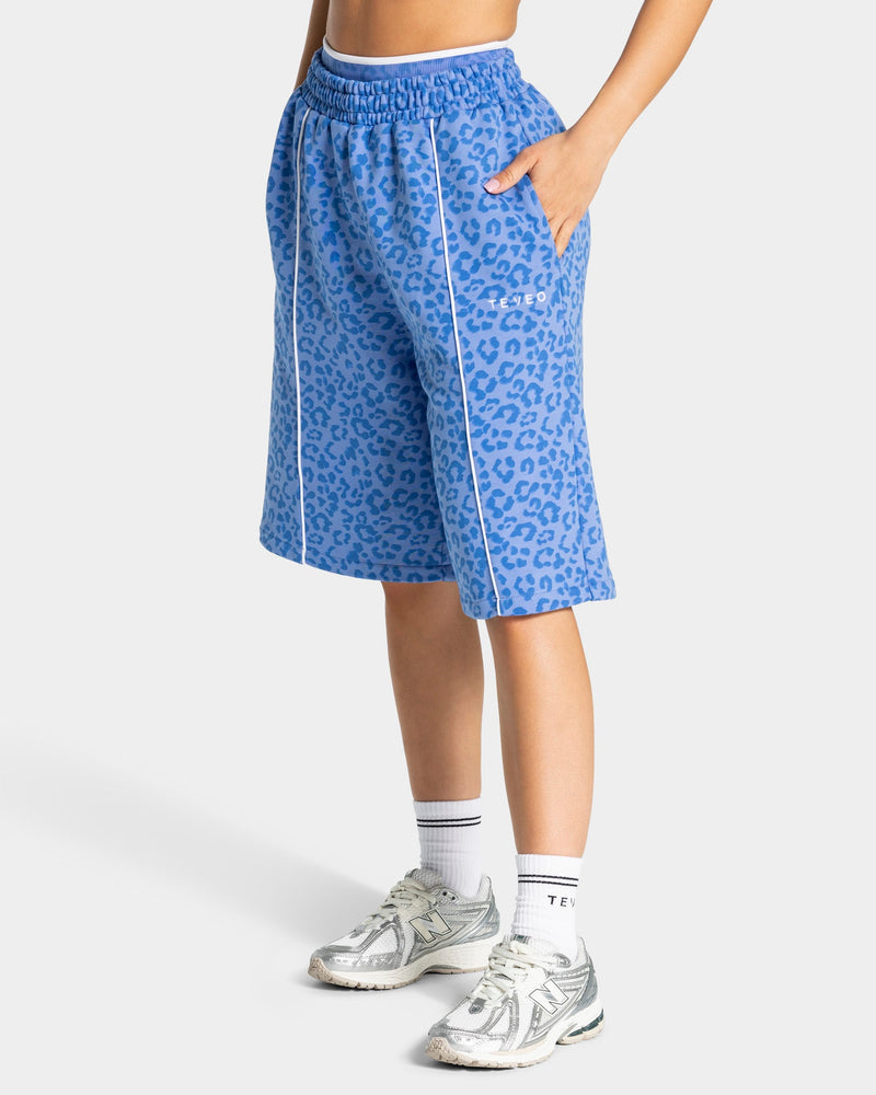 Jort oversize Contrastline « Léopard Azure »