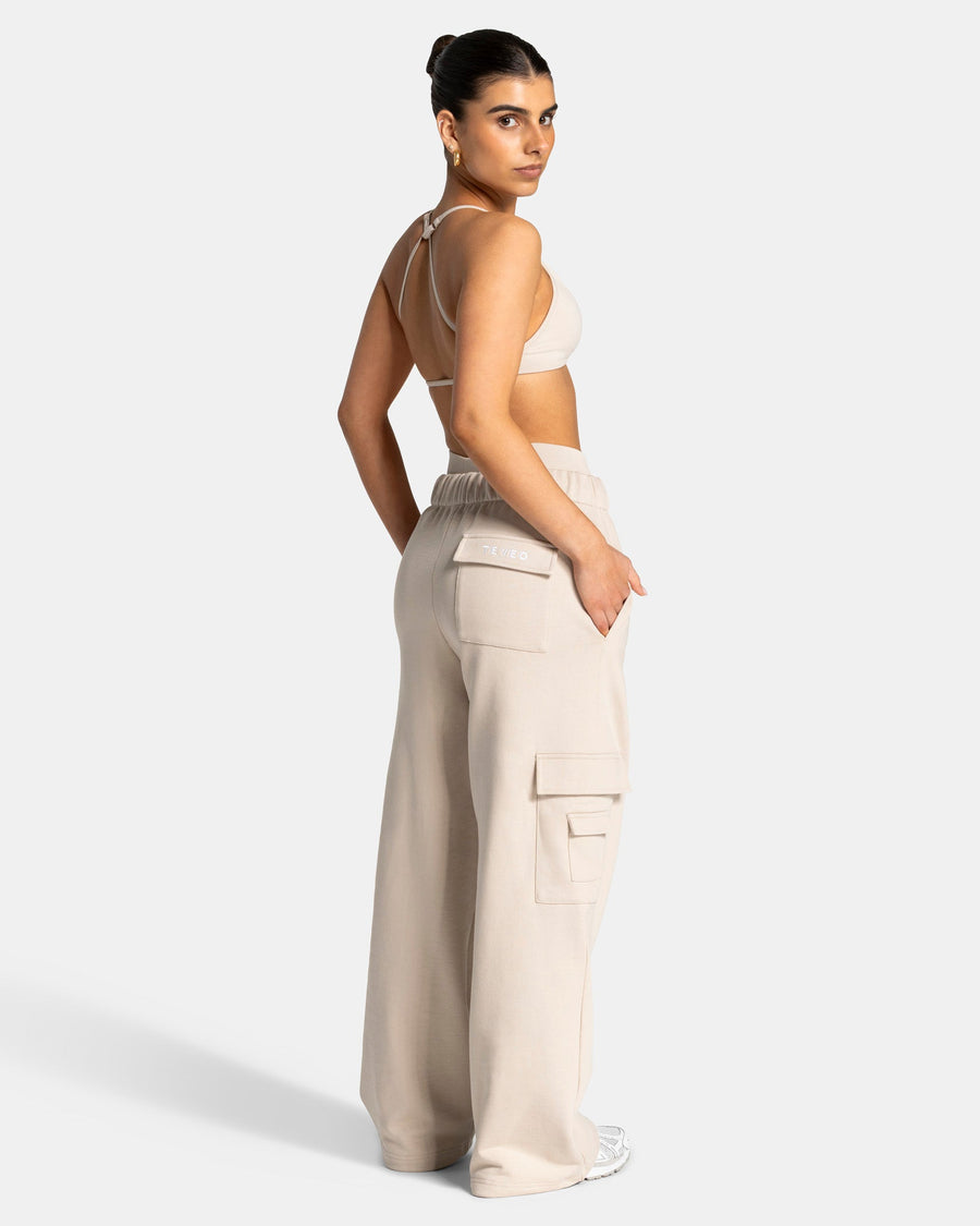 Pantalon de jogging cargo jambe large Lift « Cream »