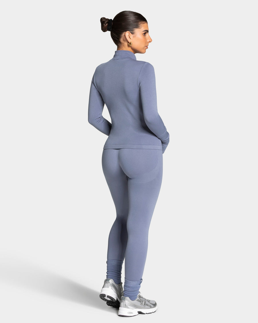 Veste de sport cargo zippée Lift « Bleu acier »