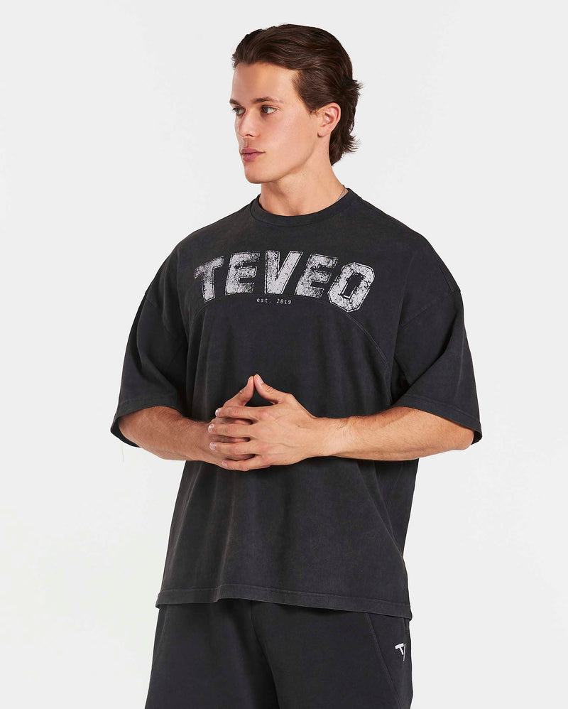 T-shirt oversize Legacy Lifting « Noir Acid »