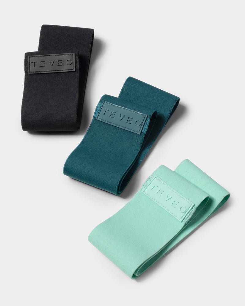 Bande de résistance Lift (lot de 3) « menthe/noir/bleu sarcelle »