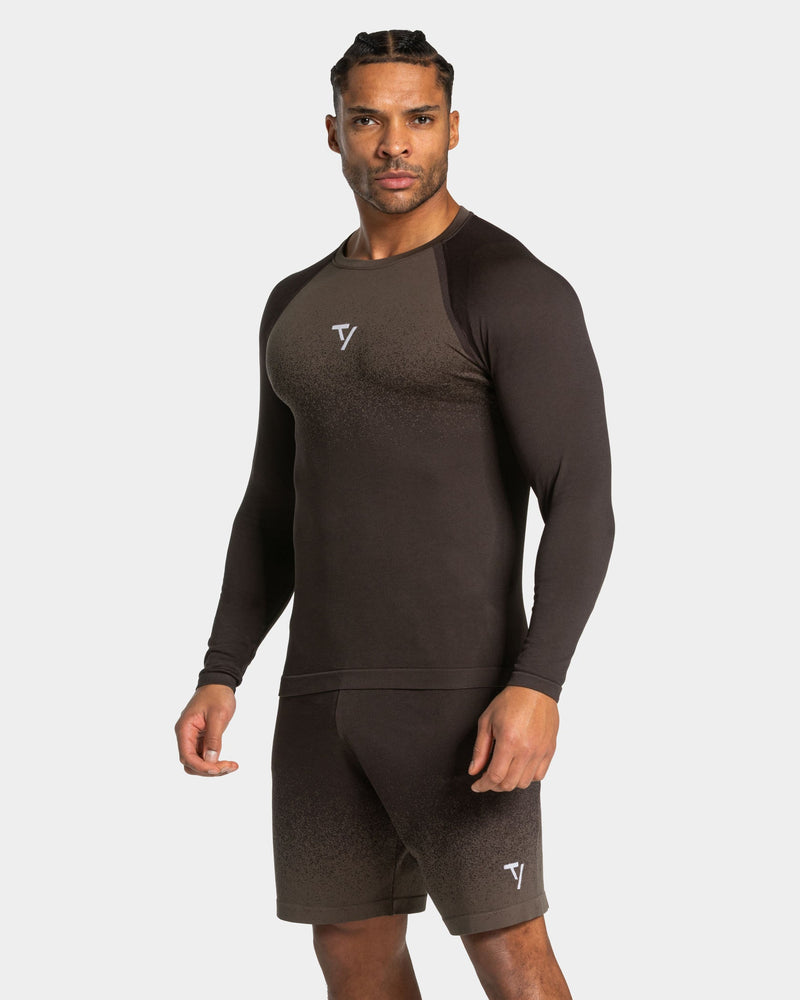 Haut à manches longues Seamless Lift « Dark Chocolate »