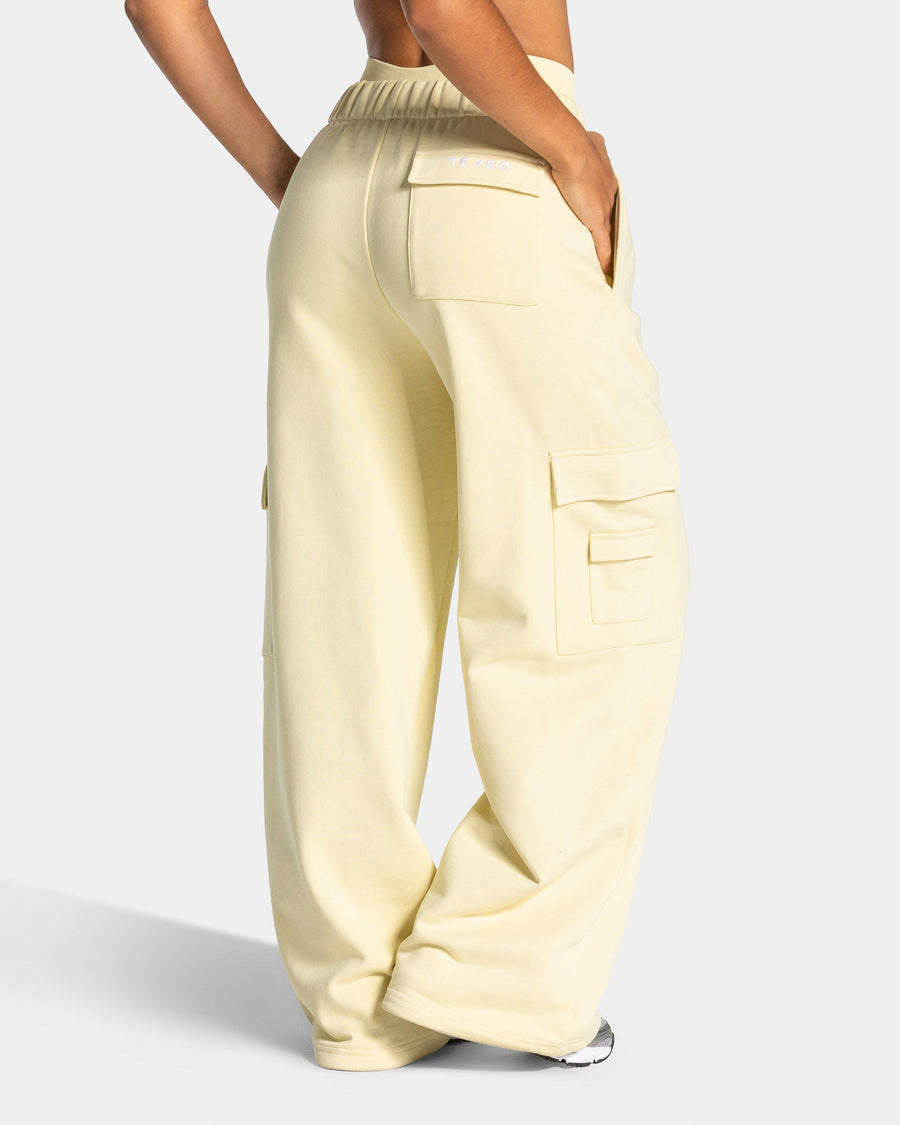 Pantalon de jogging cargo Wide Leg Lift « Butter Yellow »