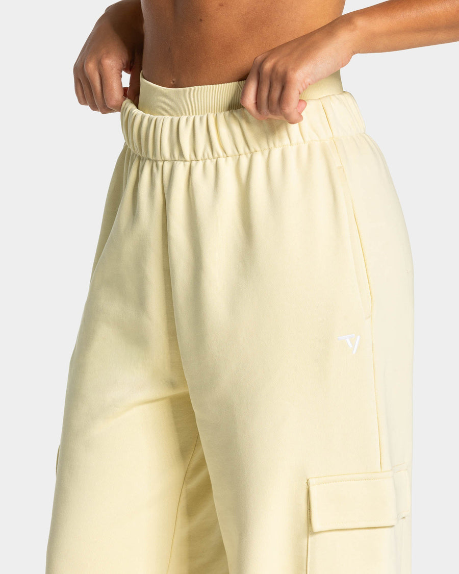 Pantalon de jogging cargo Wide Leg Lift « Butter Yellow »