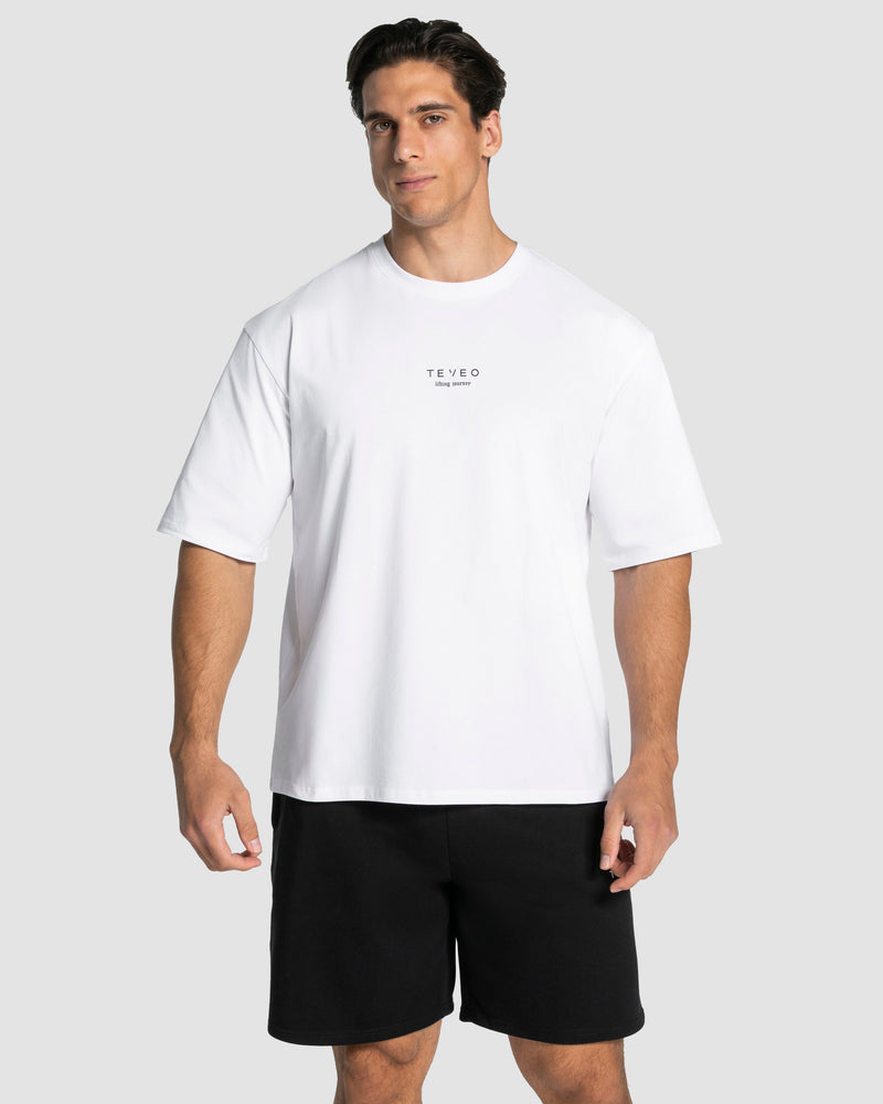 T-shirt oversize Lifting Journey « blanc »
