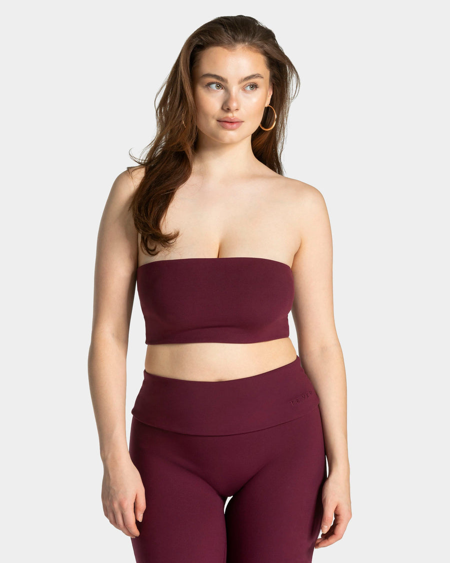 Brassière Mellow Bandeau « prune »