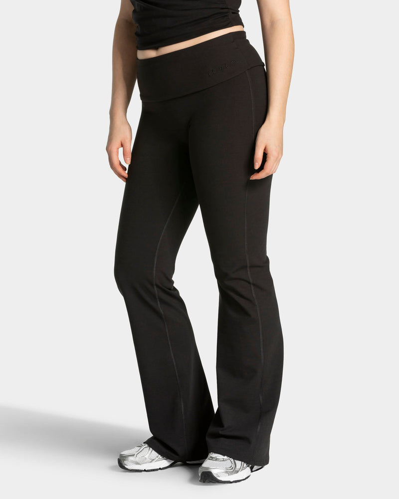 Legging évasé Mellow Fold Over Regular « noir »
