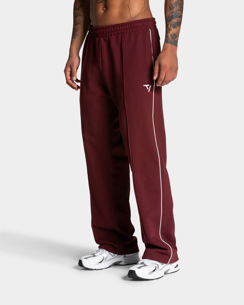Pantalon de jogging Straight Leg Contrastline « bordeaux »