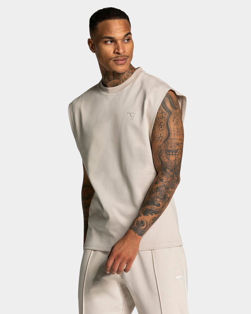 Débardeur Contrastline oversize « Cream »