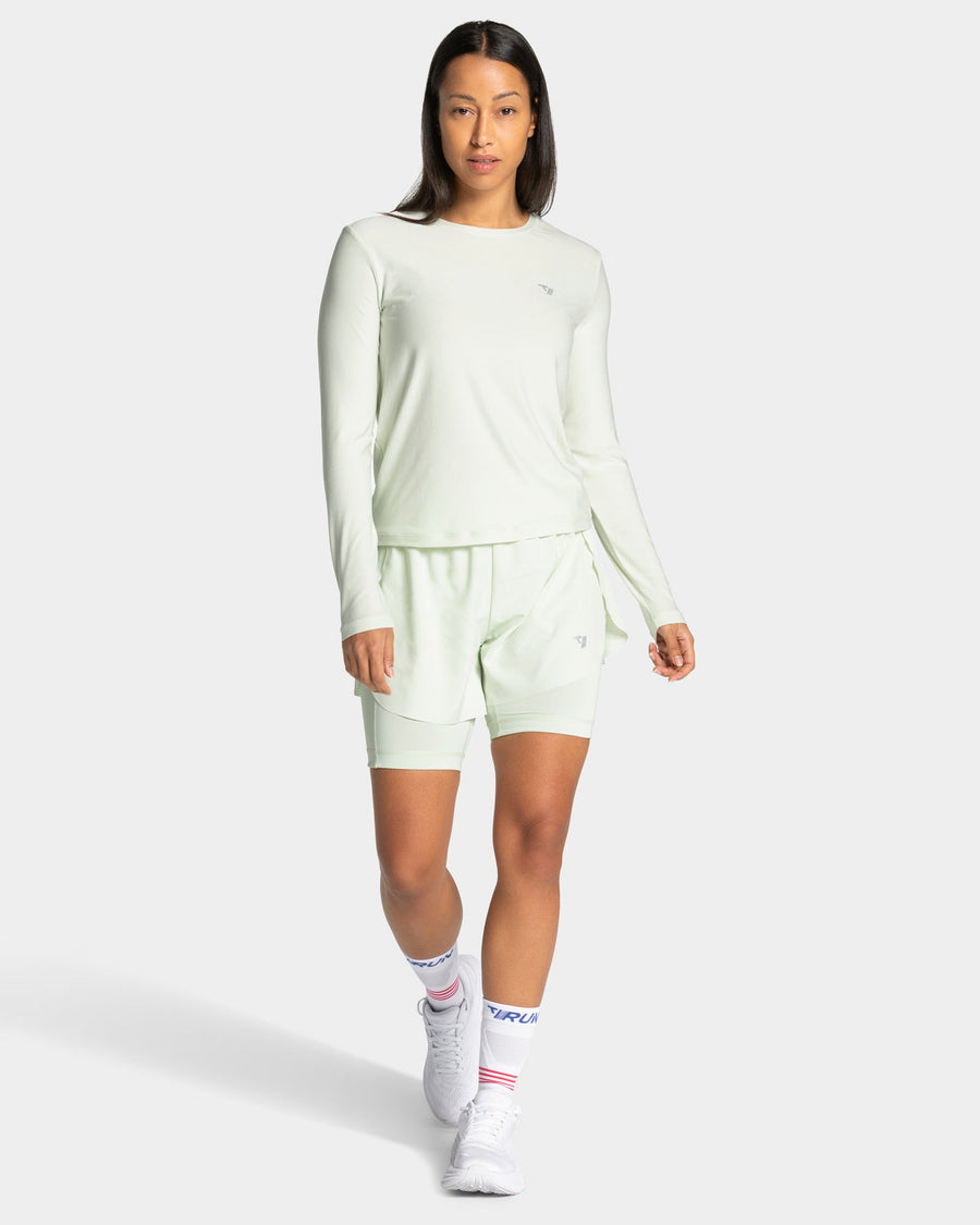 Short 8 pouces 2-en-1 RUN « Ice Mint »