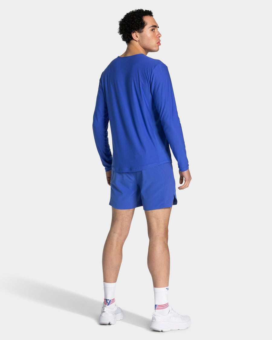 Short 5 pouces RUN « Bleu roi »