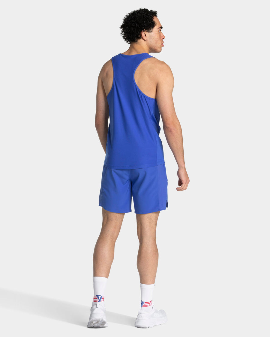 Short 7 pouces RUN « Bleu roi »