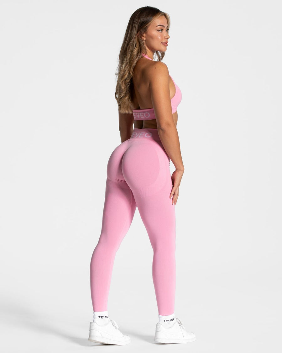 Legging Signature Scrunch « rose »