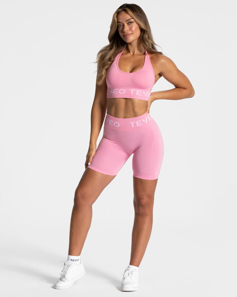 Short Covert Scrunch Signature « Pink »