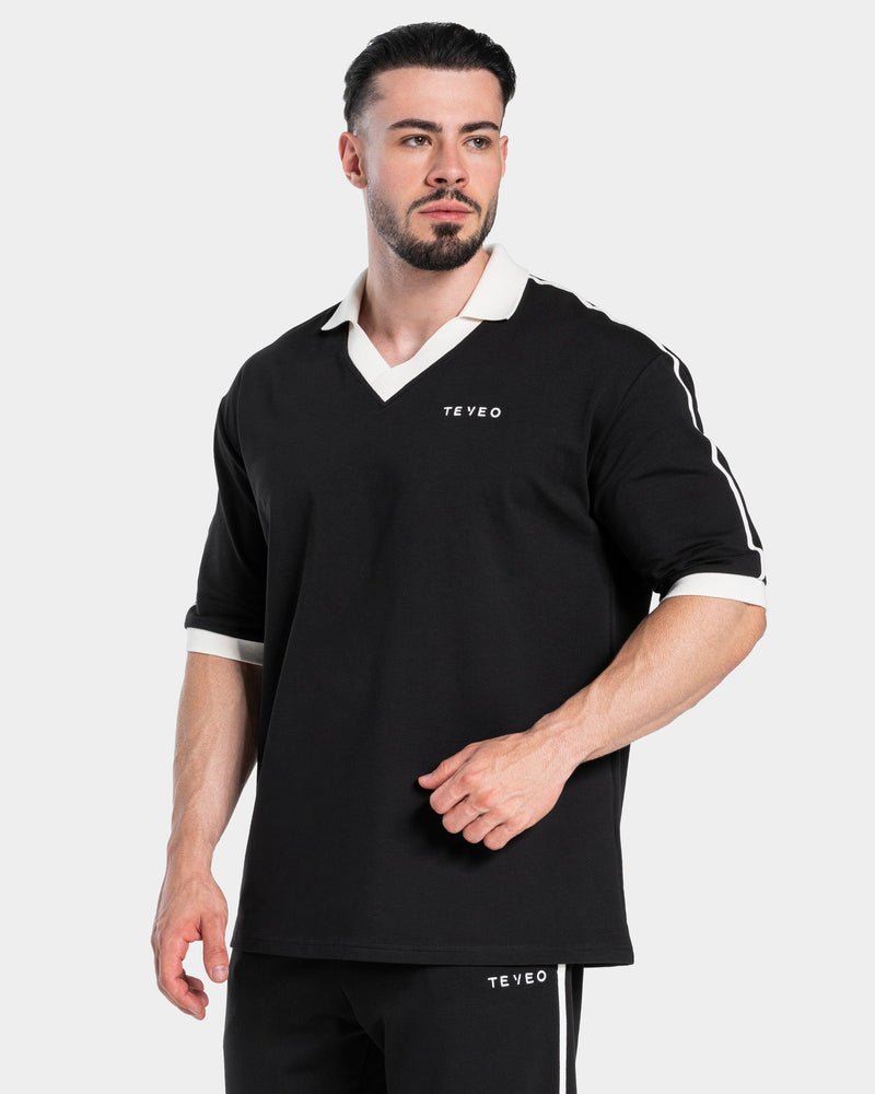 Polo à manches courtes Soft « Noir »
