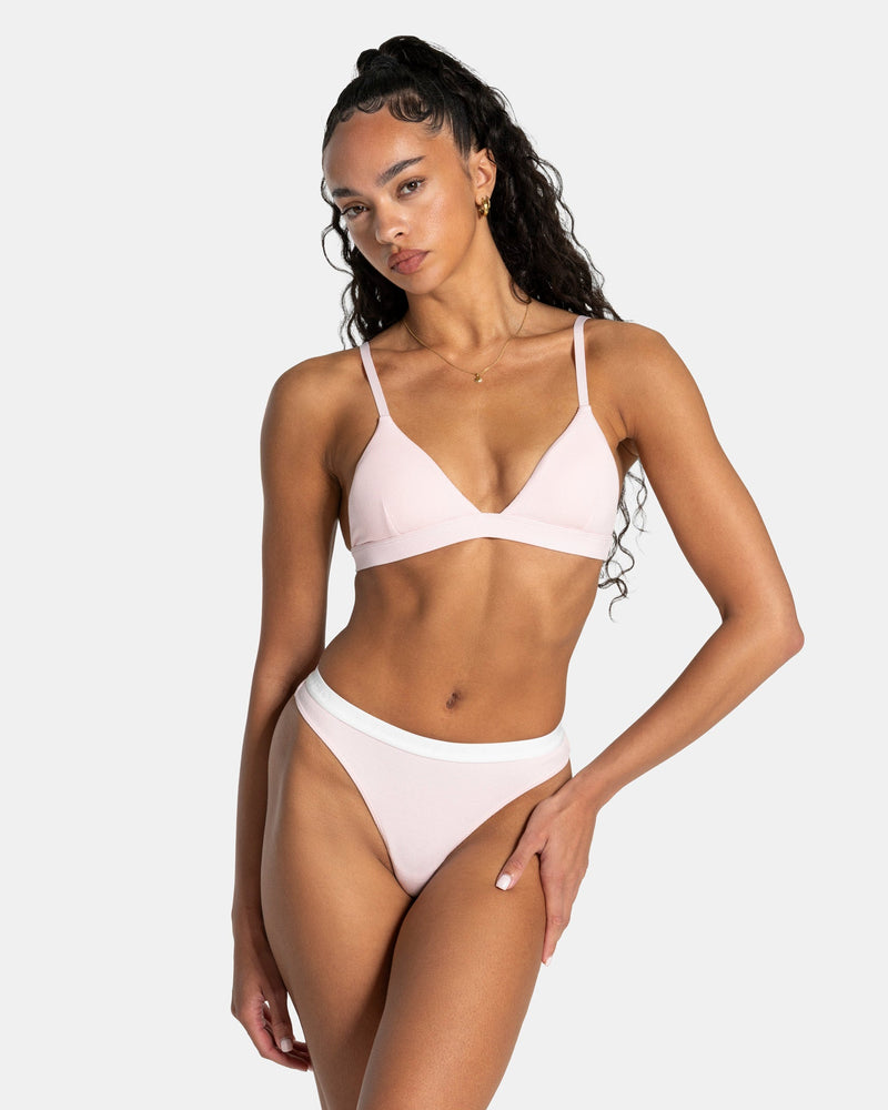 Brassière côtelée Soft « Blossom »