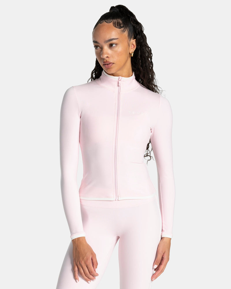 Veste de sport zippée sculptante Soft « Blossom »