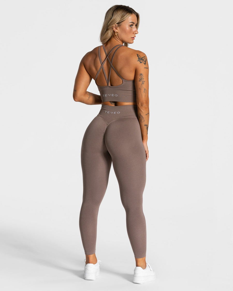 Legging Statement Scrunch « moka »