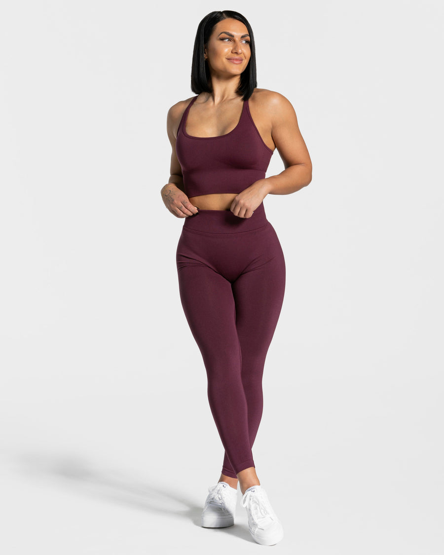 Legging Statement Scrunch « prune »
