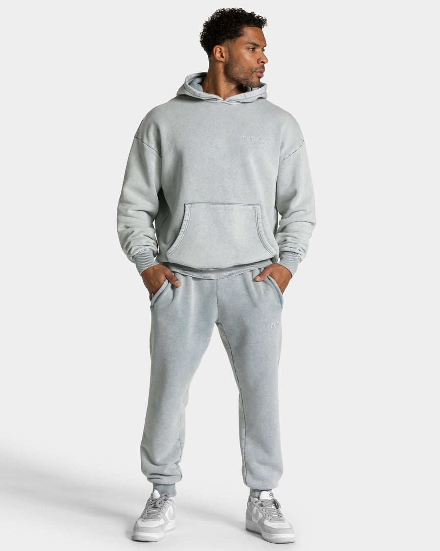 Sweat à capuche Acid « gris clair »