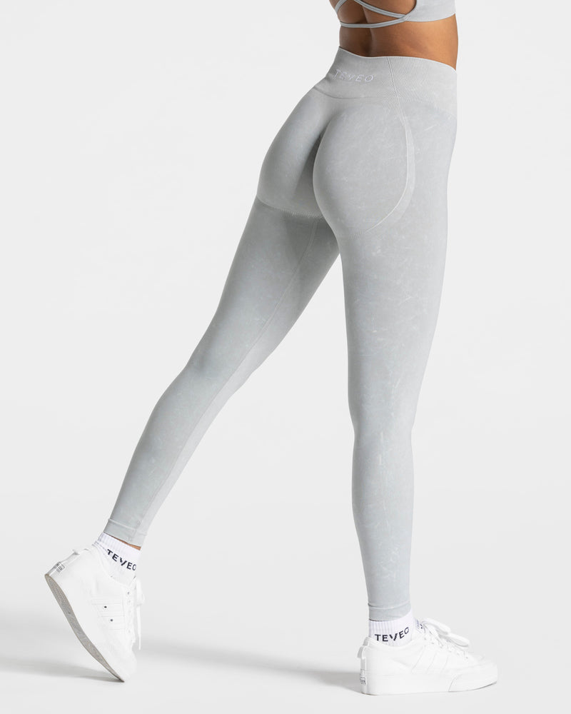 Legging Acid Covert Scrunch « gris clair »