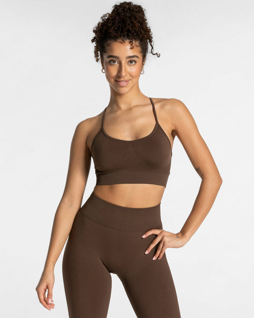 Brassière Elevate « marron foncé »