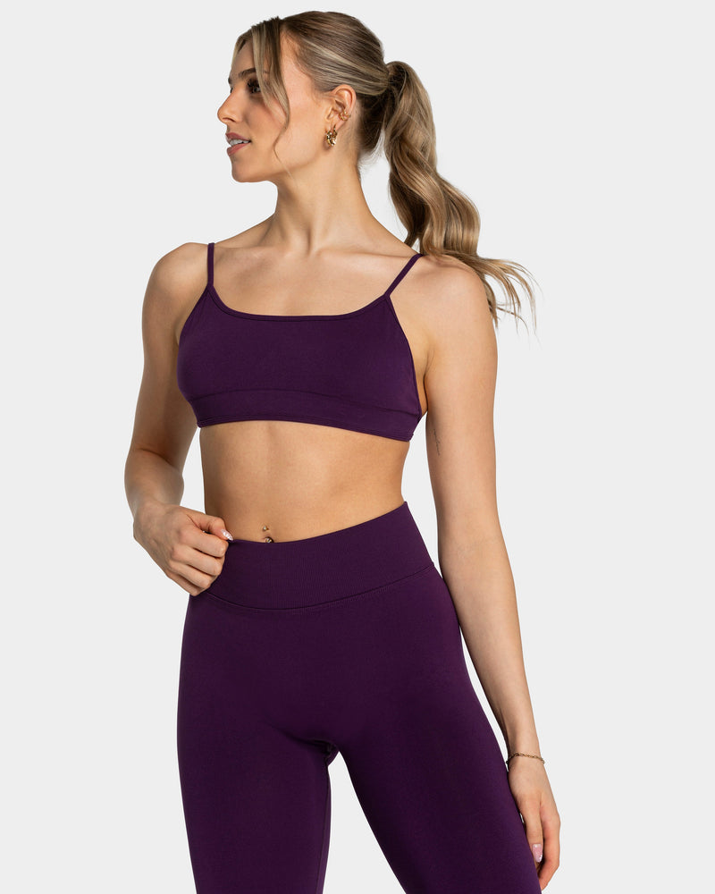 Brassière Backless Femme « aubergine »