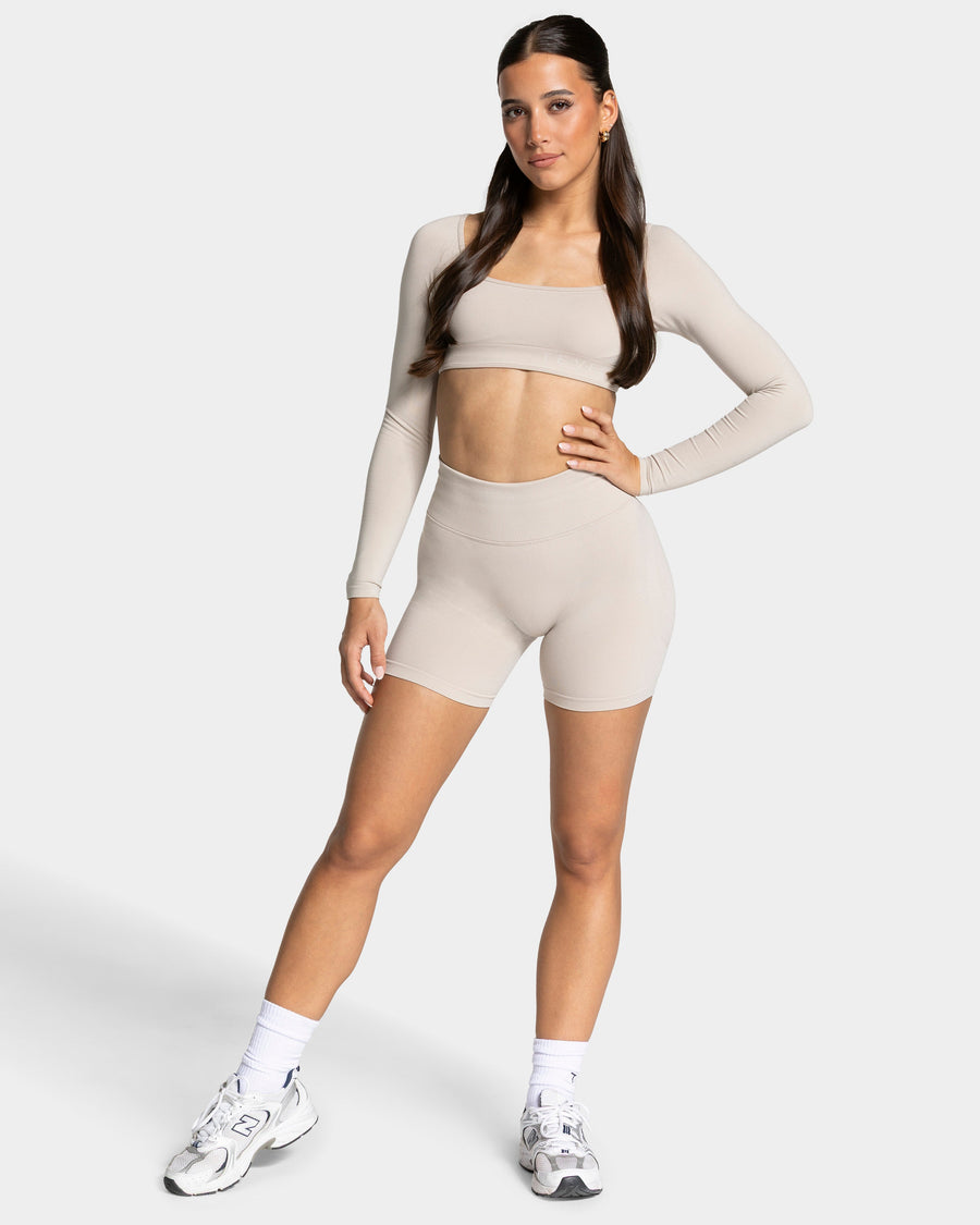 Short Sculpt scrunch Femme « cream »