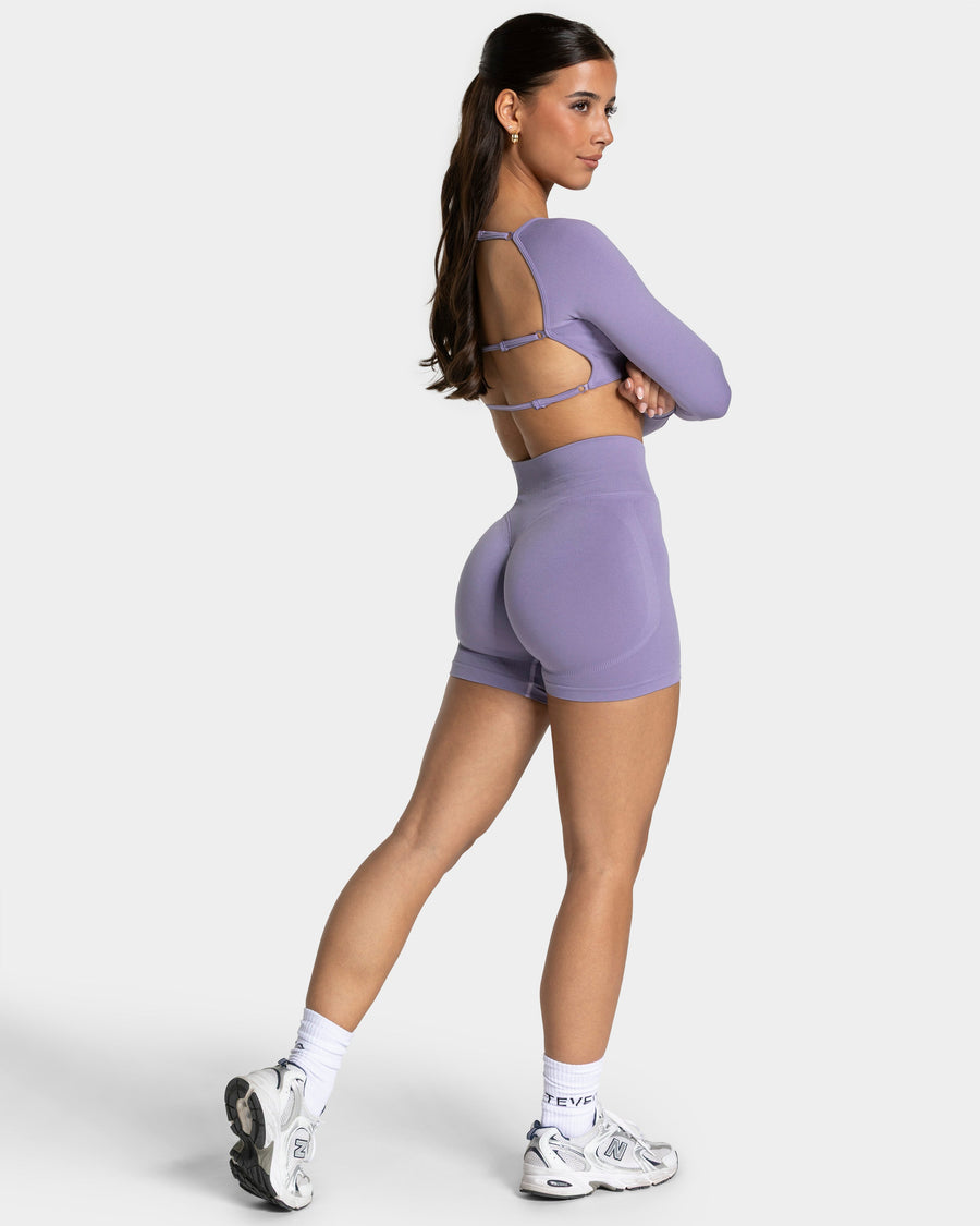 Short Femme Sculpt scrunch « lavande »