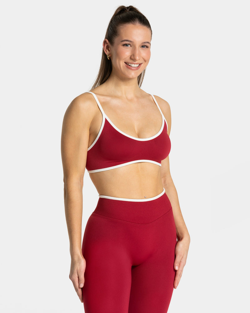 Brassière Contrastline « Cherry »