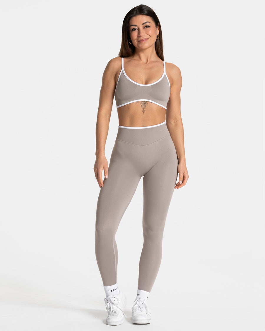 Legging Contrastline Sculpt scrunch « stone »