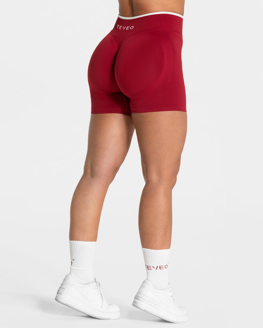Short Contrastline Sculpt scrunch « Cherry »