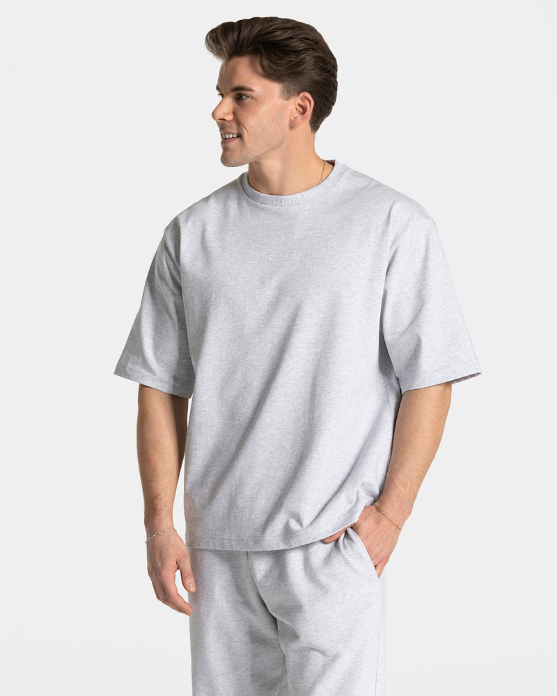 T-shirt oversize RI’VAIV « gris clair »