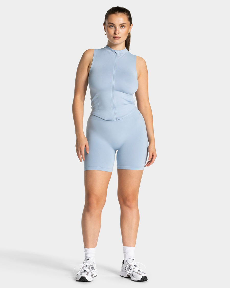 Short Covert Scrunch Timeless Pro « bleu layette »