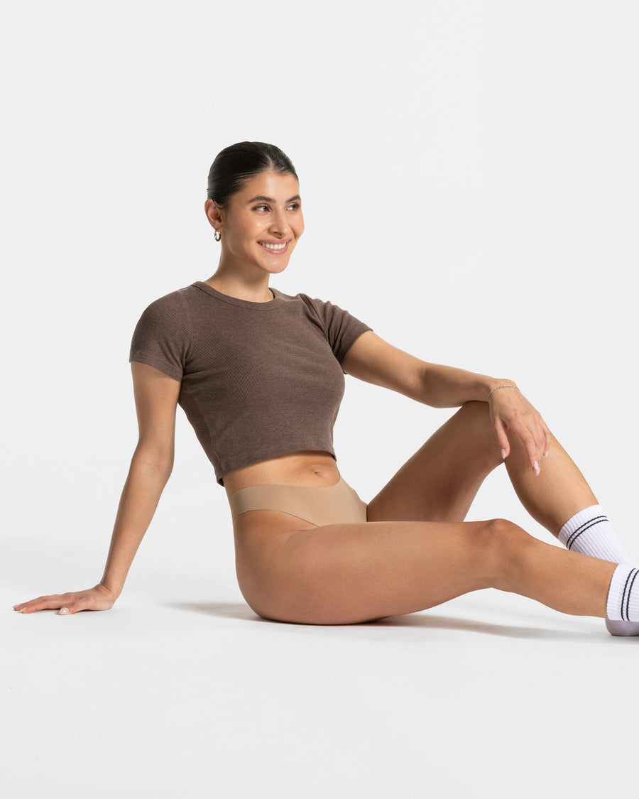 Tanga Seamless Padded (lot de 2) « caramel »