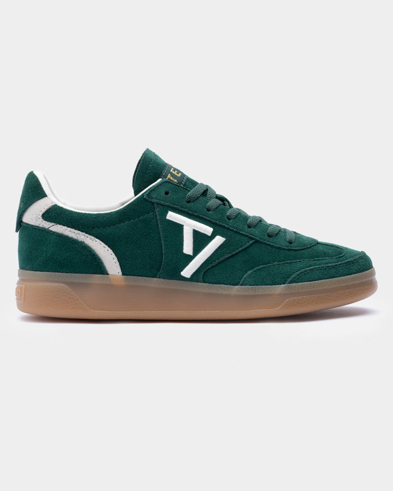 Baskets Classic Femme « vert foncé/blanc cassé »