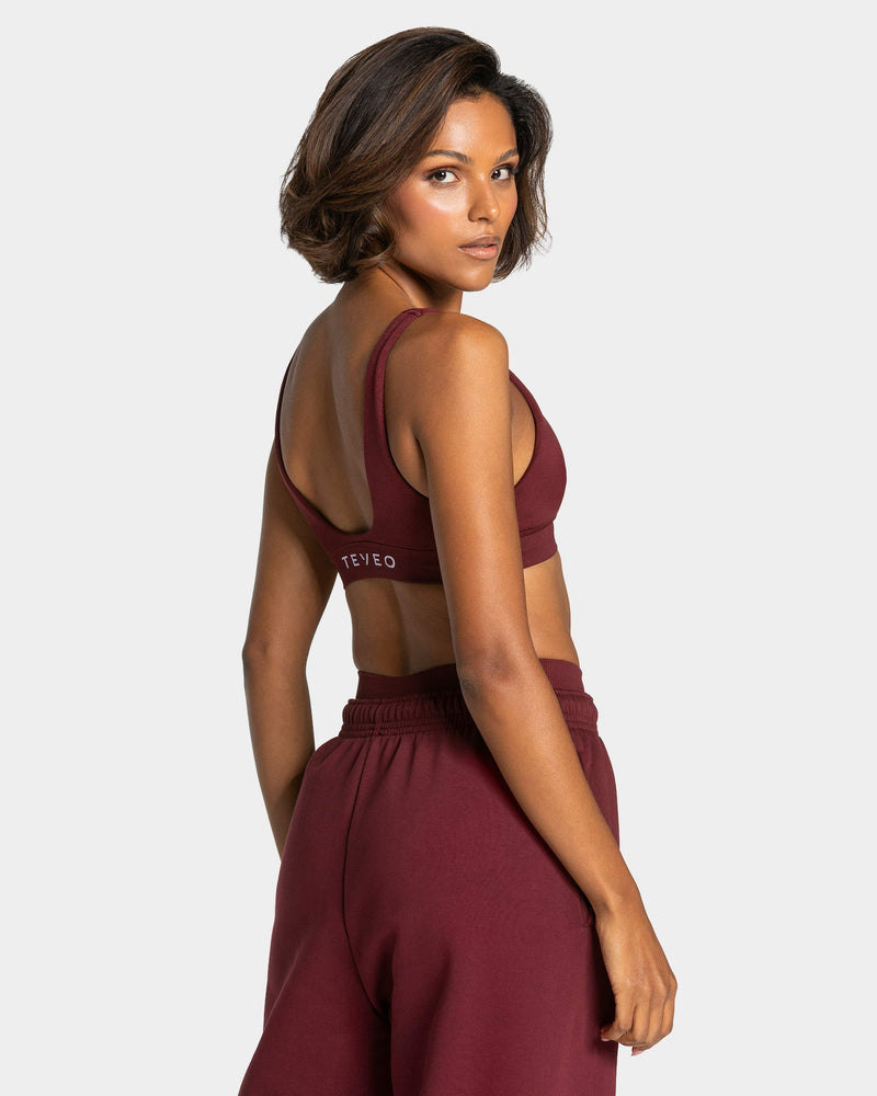 Brassière triangle Timeless Pro « bordeaux »