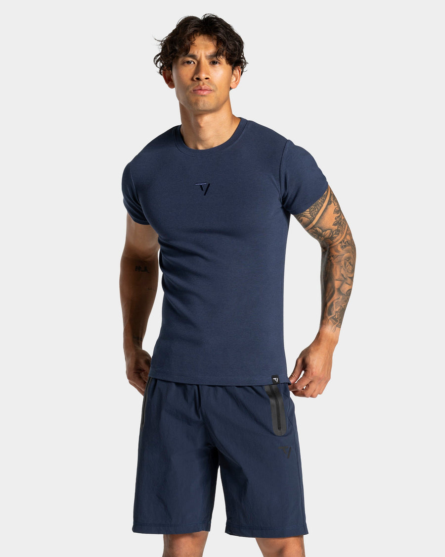 T-shirt côtelé Workout « Midnight »
