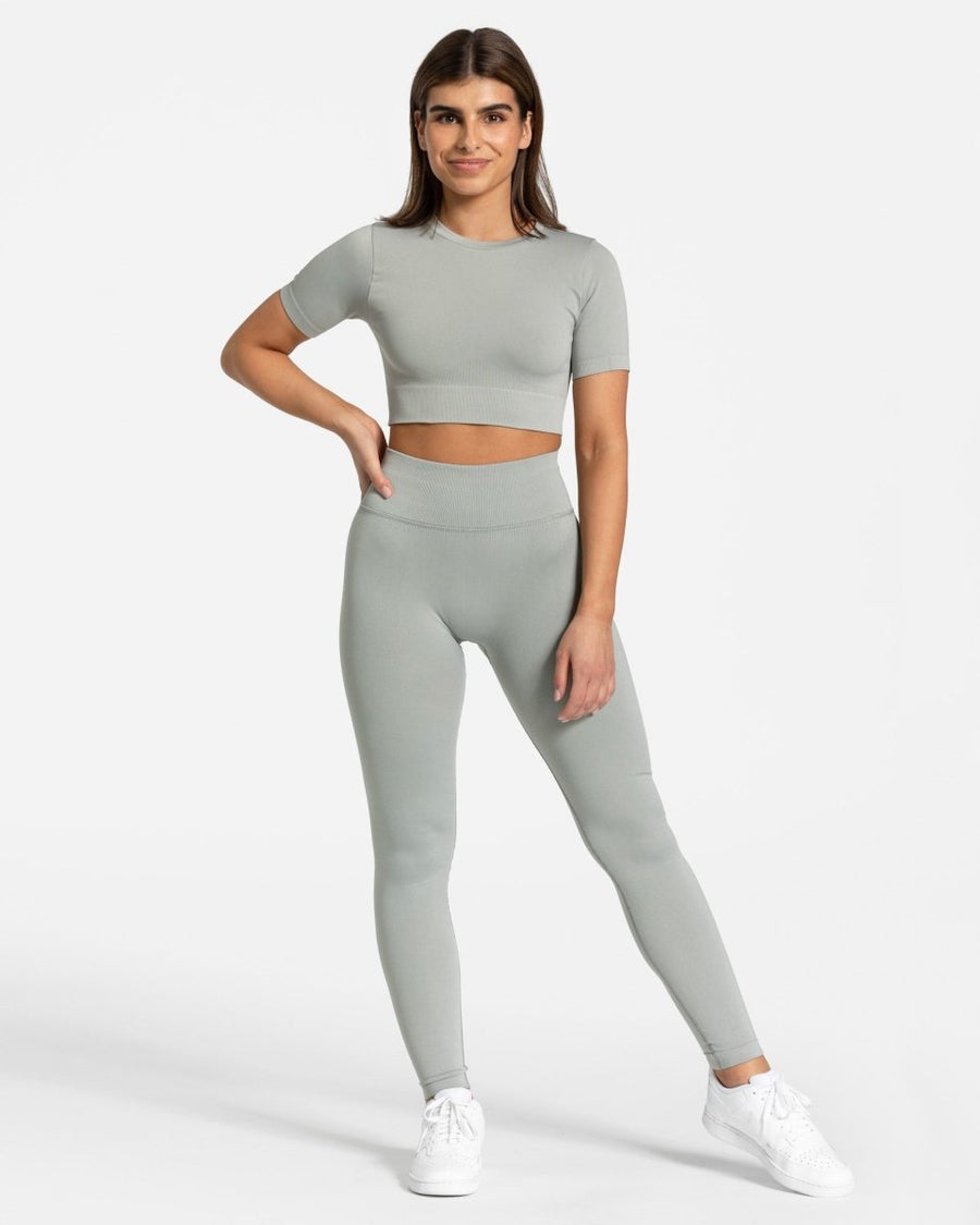Crop top Sensation « gris »